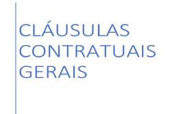 Cláusulas Contratuais Gerais